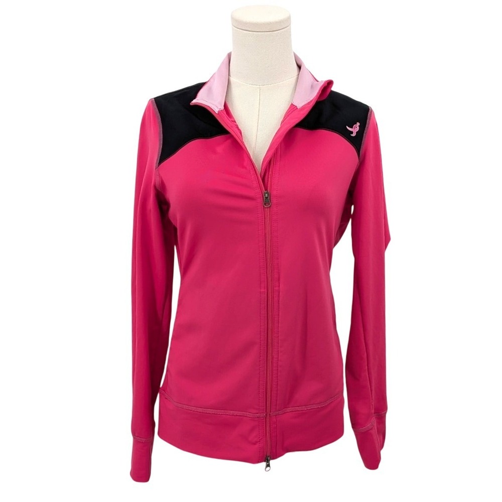 New Balance Pink Zip Up Athletic Jacket Running Training Small‎
